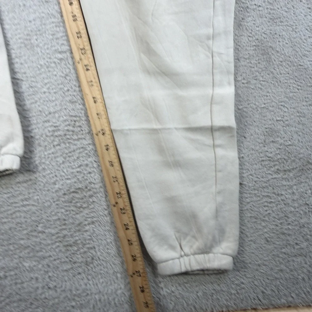Air Jordan Joggers Mens Small Cream Fleece Jumpman Drawstring Gym Sweatpants